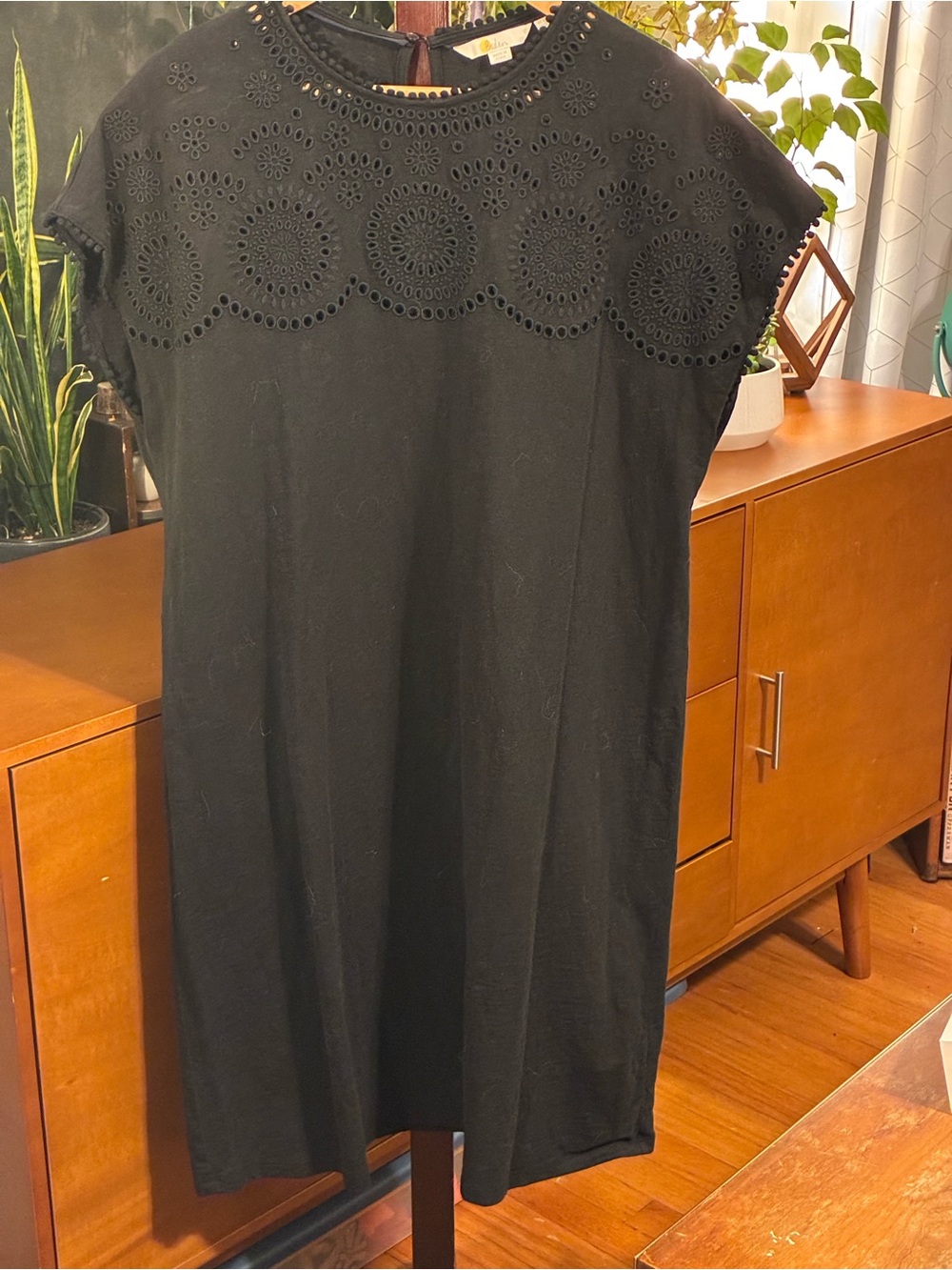 Boden Black Dress with lace detail 16r/ 18r